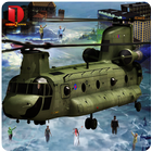 Army Helicopter Flood Rescue Zeichen