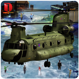 Army Helicopter Flood Rescue Zeichen