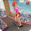 Girl Skating Run Adventure- Skateboard Game APK