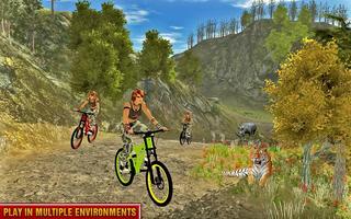 Rooftop Bicycle Stunts Rider Free Games capture d'écran 1