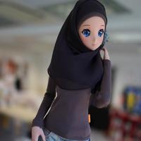 Beauty Doll Hijaber Wallpapers Affiche
