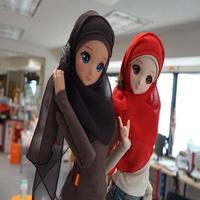 Beauty Doll Hijaber Wallpapers capture d'écran 2