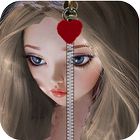 Doll Zipper Screen Locker icon