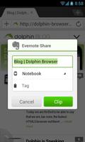 Evernote for Dolphin Affiche