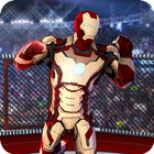 Grand Superhero Wrestling Fight Battle Arena Ring icône