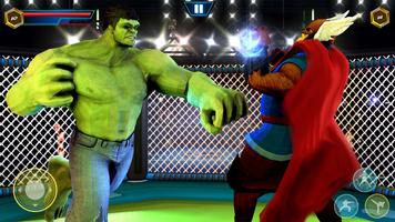 Grand Superhero Wrestling Fight Battle Arena Ring capture d'écran 3