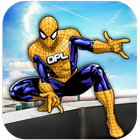 Grand Superhero Spider Flying City Rescue Mission أيقونة