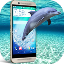 Dolphin in Phone screen fun Joke with your friends APK
