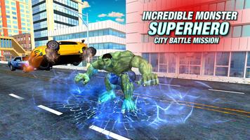 Poster Grand Incredible Monster Superhero City Battle 17