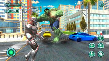 Grand Incredible Monster Superhero City Battle 17 تصوير الشاشة 1