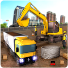 Construction Crane Excavator أيقونة