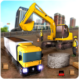 Construction Crane Excavator أيقونة
