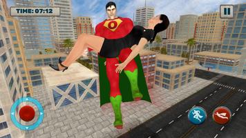 Grand Superhero Flying Robot City Rescue Mission screenshot 2