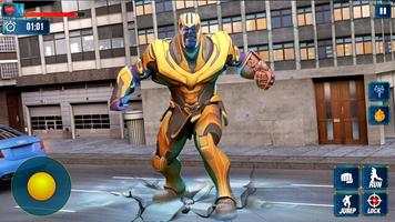 Thanos Vs Avengers Superhero Infinity Fight Battle imagem de tela 3