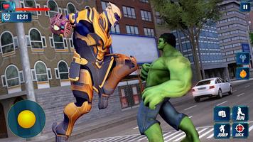 Thanos Vs Avengers Superhero Infinity Fight Battle imagem de tela 2
