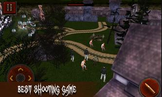 ผีดิบ 3D ปืนยิงเกม - เกมยิง ภาพหน้าจอ 1