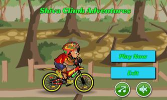 Shiva And Super Bike Climbing Affiche