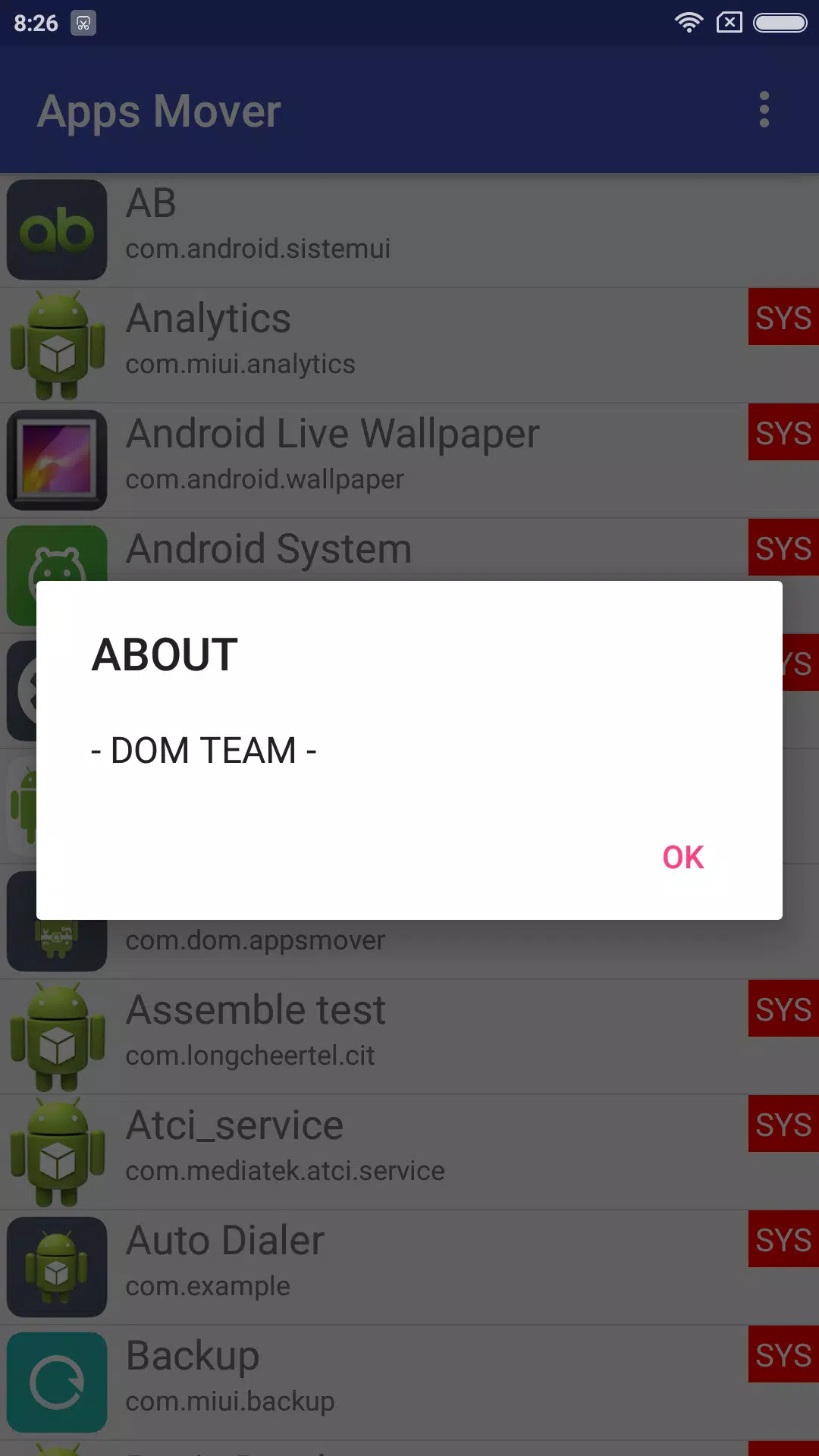 What is Atci Service on Android