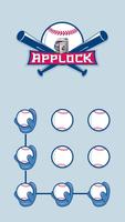 Poster AppLock Theme Baseball