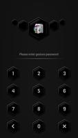 AppLock Theme Black syot layar 1