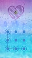 AppLock Theme Rain تصوير الشاشة 1