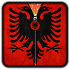 Albania Flag Zipper UnLock-icoon