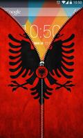 Albania Flag Zipper UnLock screenshot 3