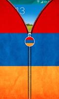 Armenia Flag Zipper UnLock capture d'écran 2