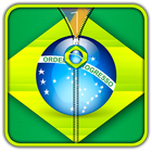 Brazil Flag Zipper UnLock ikona