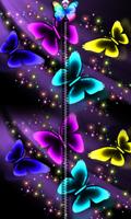 3D Butterfly Zipper UnLock Affiche