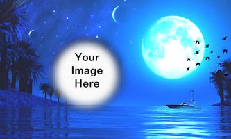Night Moon Photo Frames Cartaz