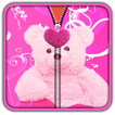 Pink Teddy Bear Zipper UnLock