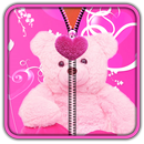 Pink Teddy Bear Zipper UnLock APK