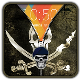 Pirate Flag Zipper UnLock icône