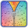 Rain Drops Zipper UnLock