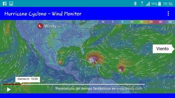 Hurricane Cyclone - Wind Monitor Plakat