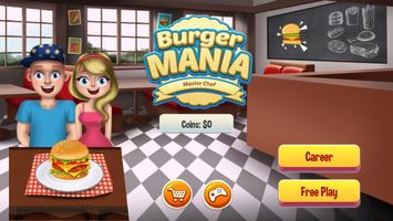 Fast Food Restaurant Burger Mania Cooking Games Affiche