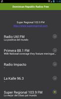 Dominican Republic Radios Fre Affiche