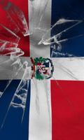 Dominican republic flag Free poster