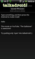 Talkadroid Lite 스크린샷 1