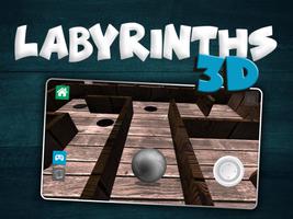 3D классические лабиринты - Найти выход постер