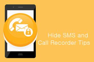 Hide SMS and Call Recorder Tip poster