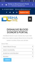 DishaLive Blood Donors poster