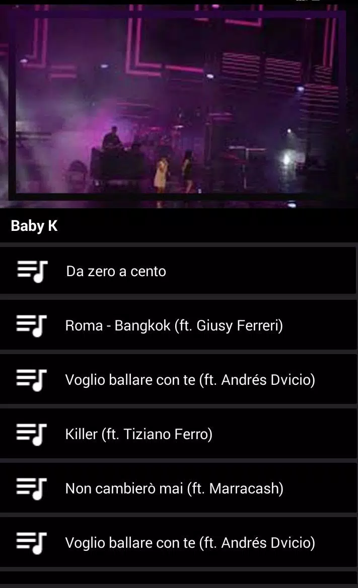 Baby K - Da zero a cento (song and lyric) APK for Android Download