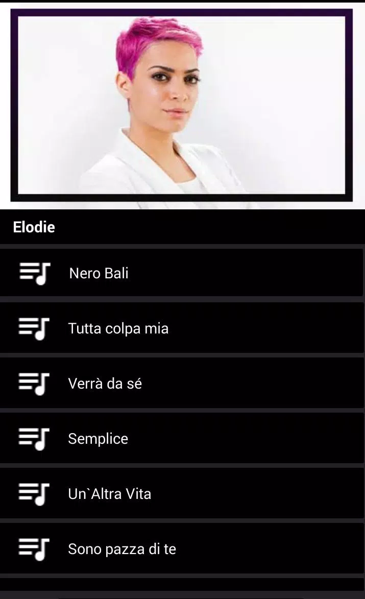 Elodie - Nero Bali (song and lyrics) APK للاندرويد تنزيل