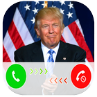 Fake Call From Donald Trump آئیکن