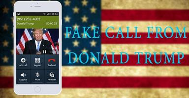 Fake Call From Donald Trump Affiche