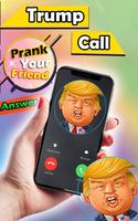 Trumpy Fake call - get instant call from trump-poster