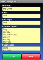 English Verbs captura de pantalla 2