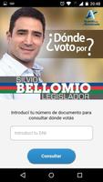 Dónde voto por Silvio Bellomio الملصق